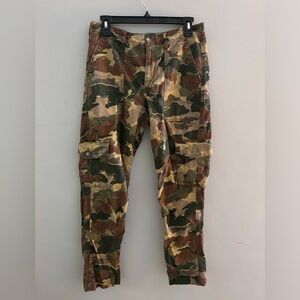 Anthropologie Low Rise Camouflage Pants
